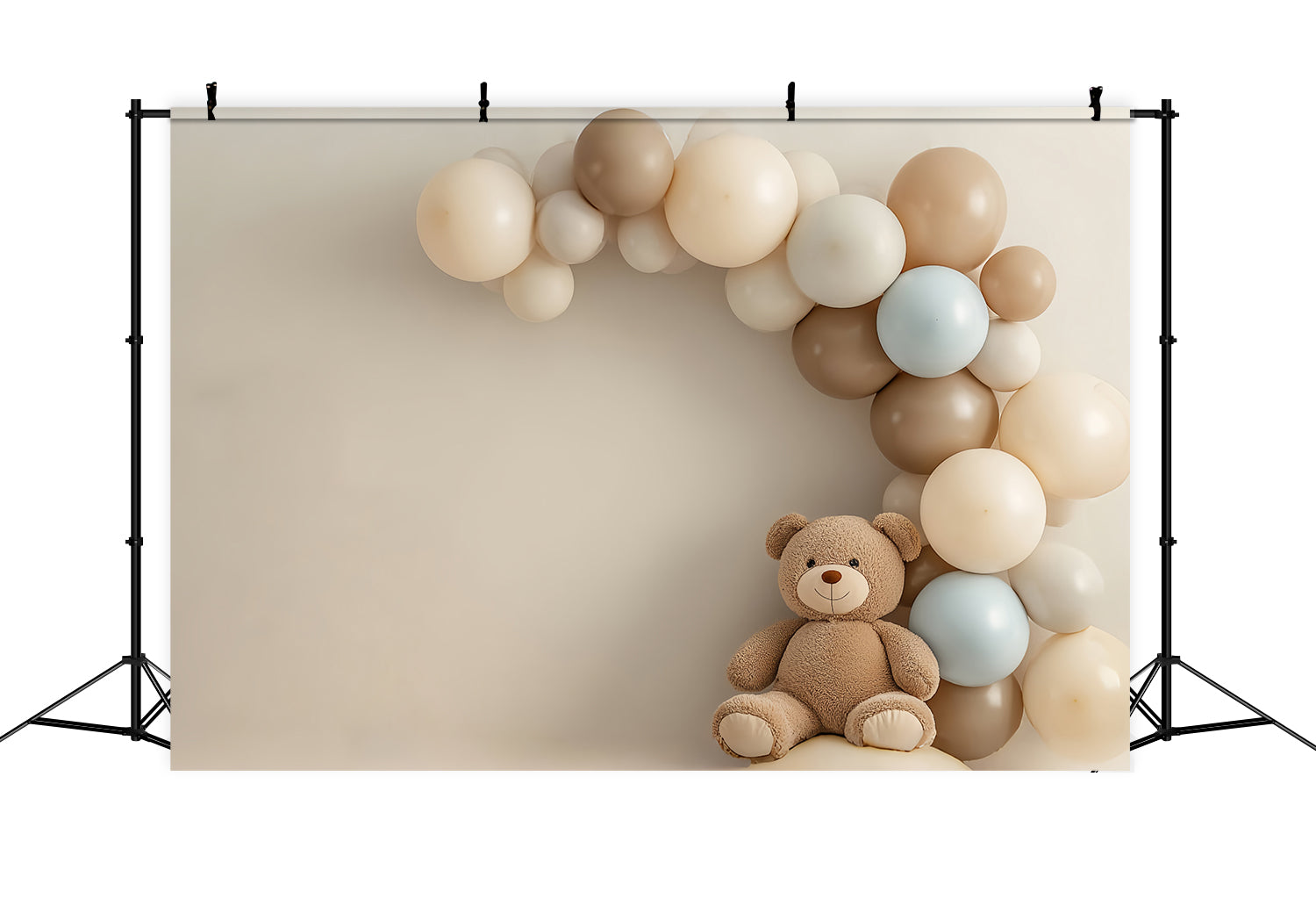 Cake Smash Backdrops Klassischer Teddy Ballon Backdrop CSH6-327