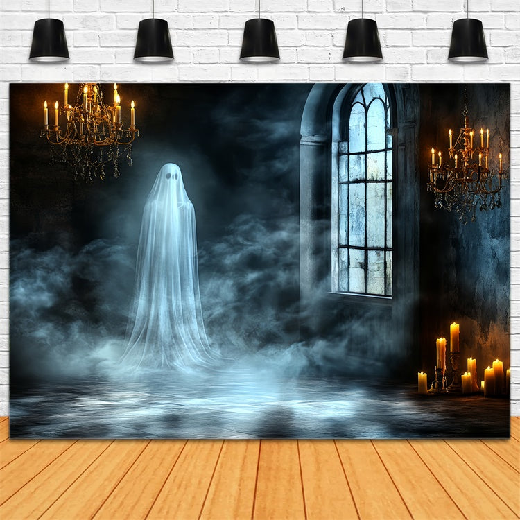 Fotografie Halloween Backdrop Geisterhaft Gothic Fenster Hintergrund CSH6-78