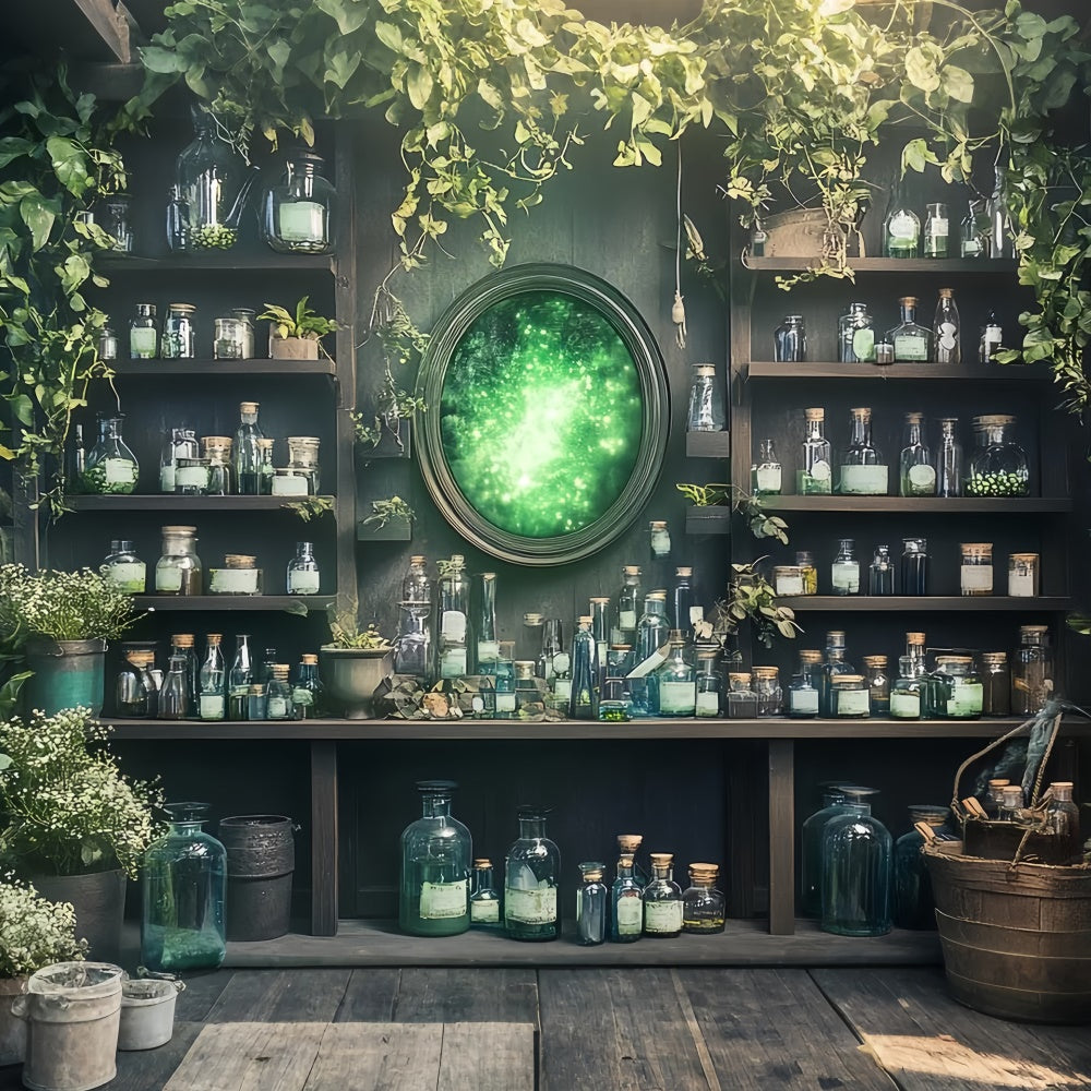 Halloweenkulissen Verzauberte Zaubertrankwerkstatt Hintergrund CSH6-91