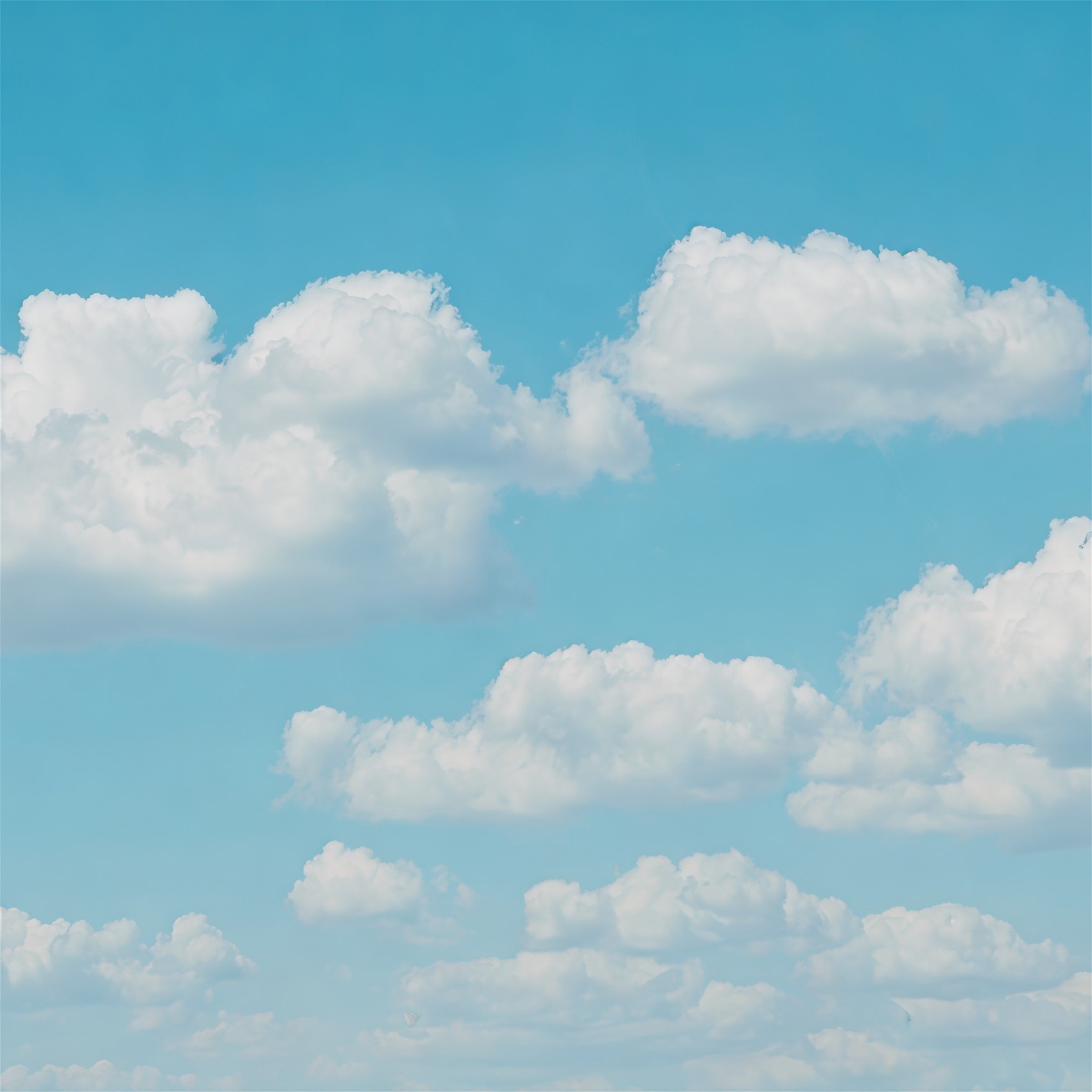 Himmel-Fotohintergrund Flauschiger blauer Himmel Wolken-Fotohintergrund CSH62-118
