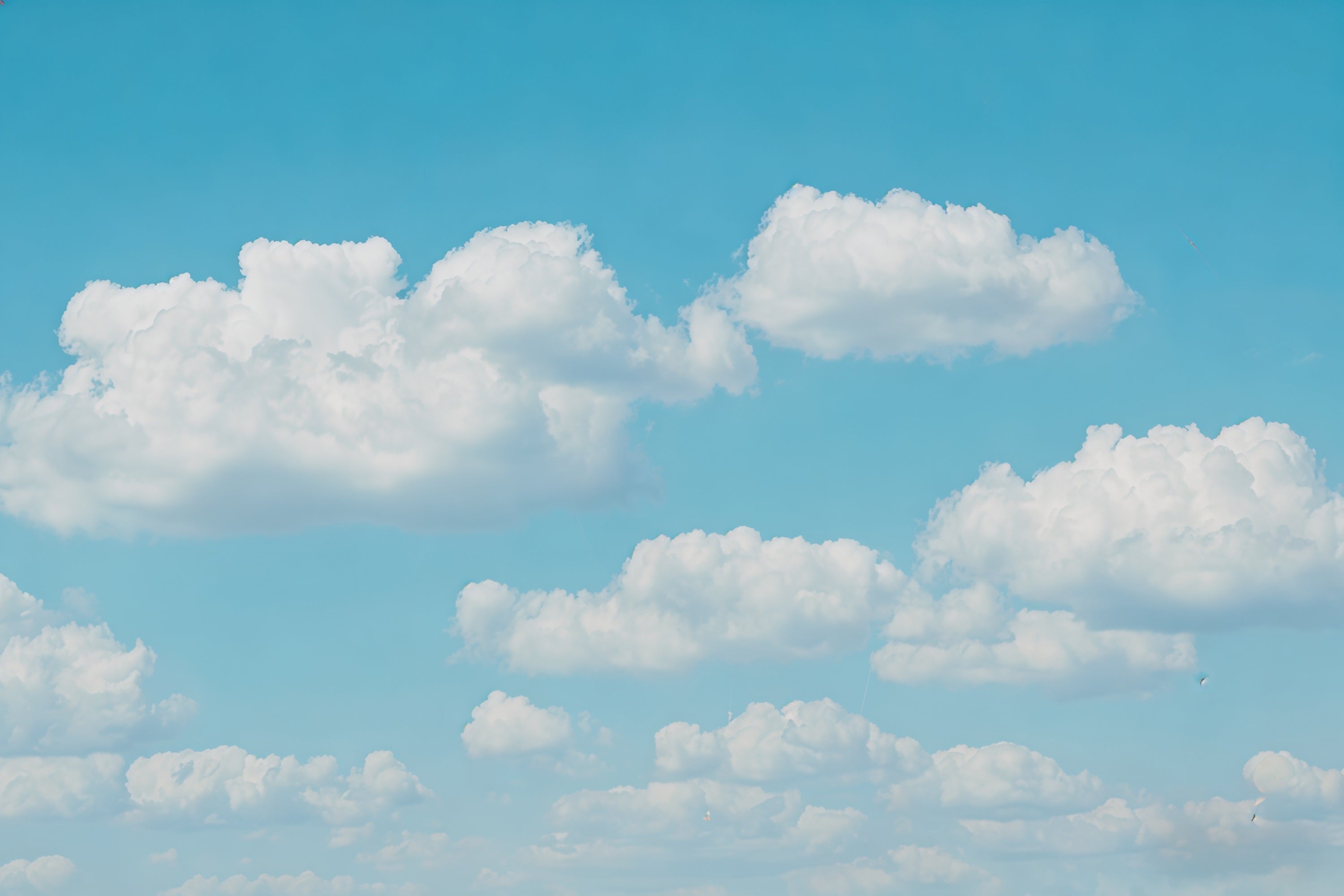 Himmel-Fotohintergrund Flauschiger blauer Himmel Wolken-Fotohintergrund CSH62-118