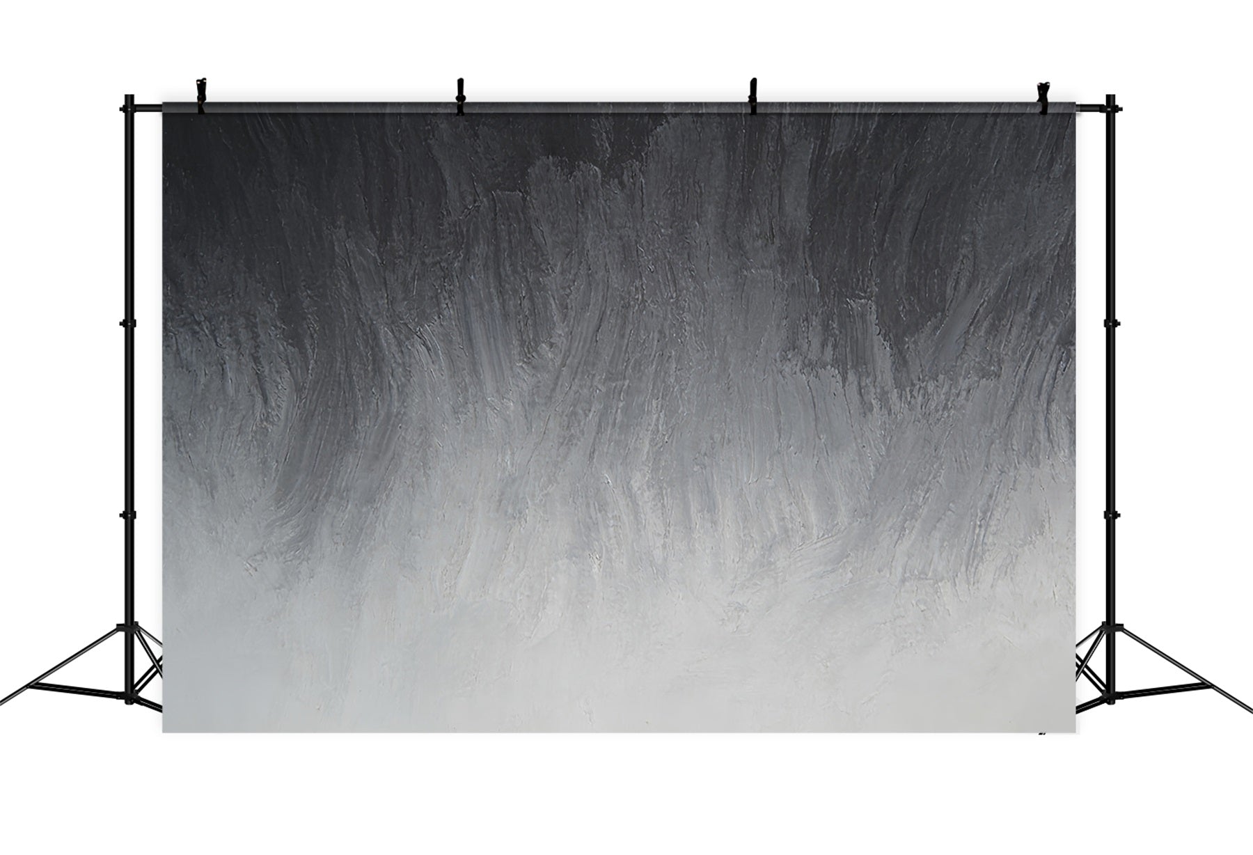 Grauer Farbverlaufshintergrund Charcoal Ombre Brush Strokes Hintergründe für Porträtaufnahmen CSH62-53