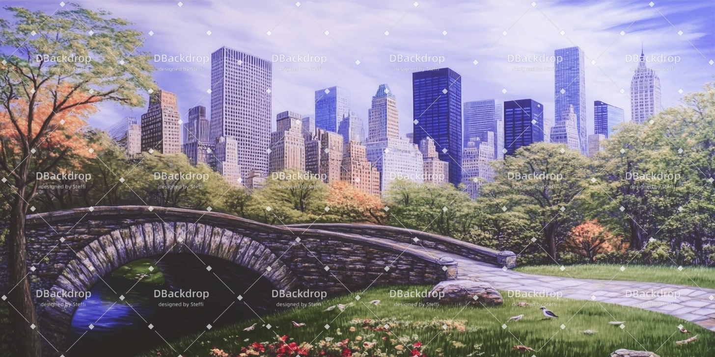 Theaterkulissen „Central Park“ Theaterbühne Hintergründe CSH510-T8