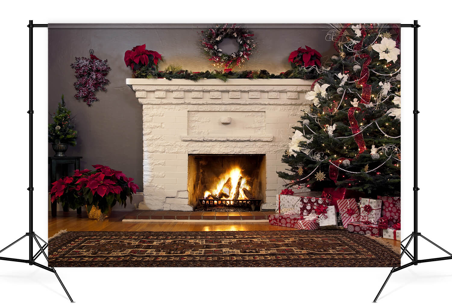 Weihnachtsgeschenkbaum-Hintergrund für Raumdekor DBD-19261