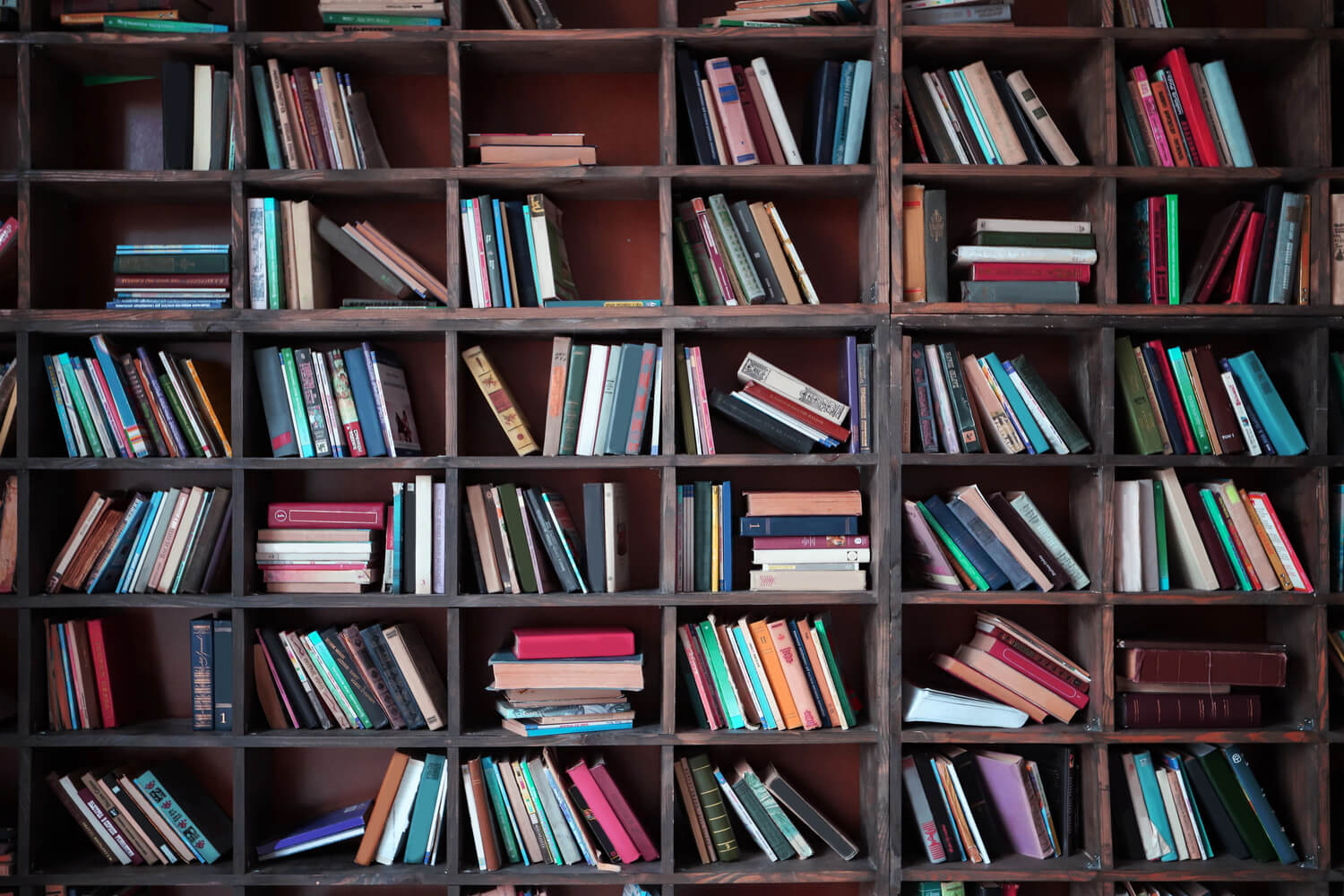 Bücherregal Bücher zurück zu Schule Fotografie Hintergrund DBD7-1