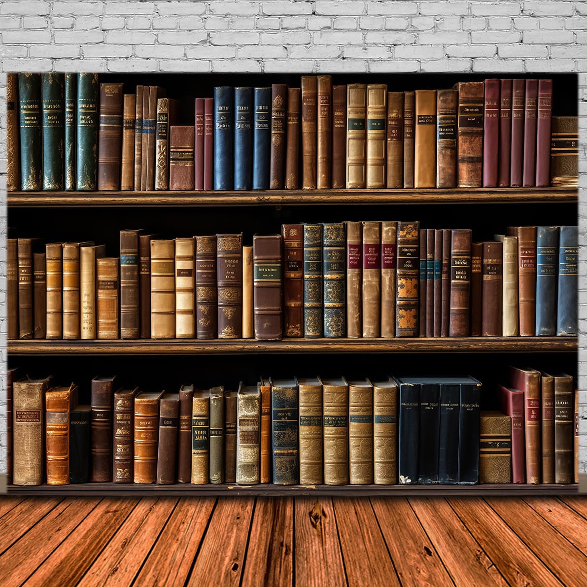 Bibliothek Bücherregal Bücher zurück zu Schule Hintergrund DBD7-24
