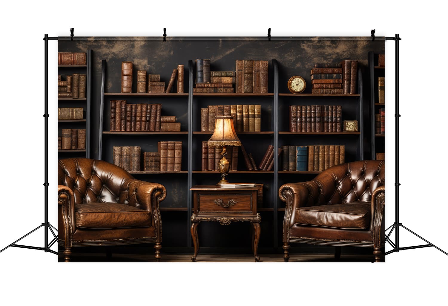 Back to School Klassisches Bücherregal Sofa Backdrop DBD7-35