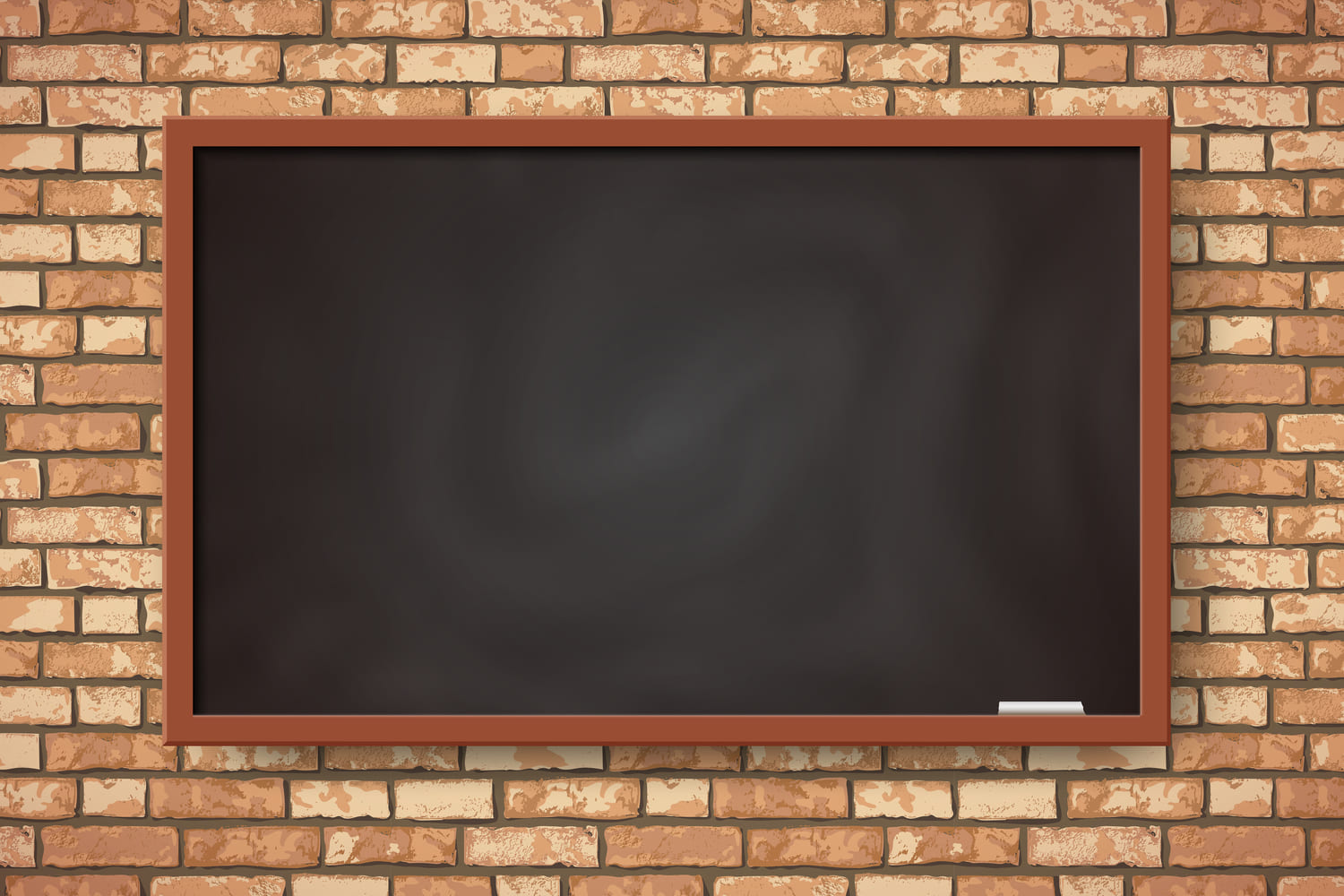 Blackboard Backsteinwand Back to School Hintergrund DBD7-36