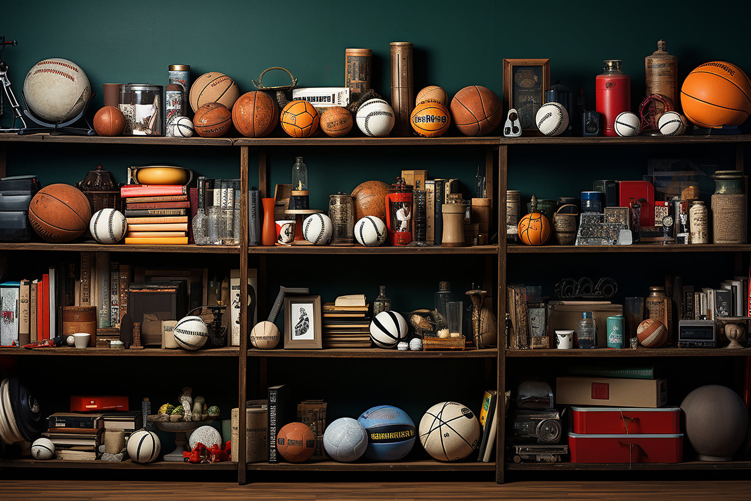 Sportbälle Regal Back to School Backdrop DBD7-59