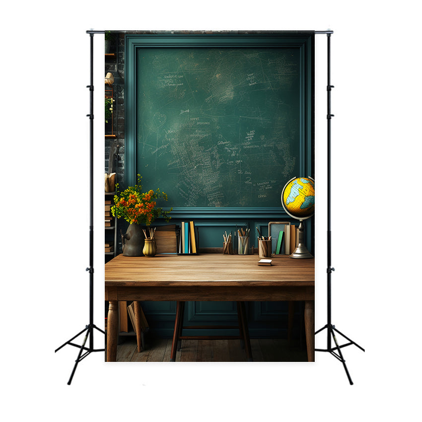 Back to School Tafel Schreibtisch Backdrop DBD7-64