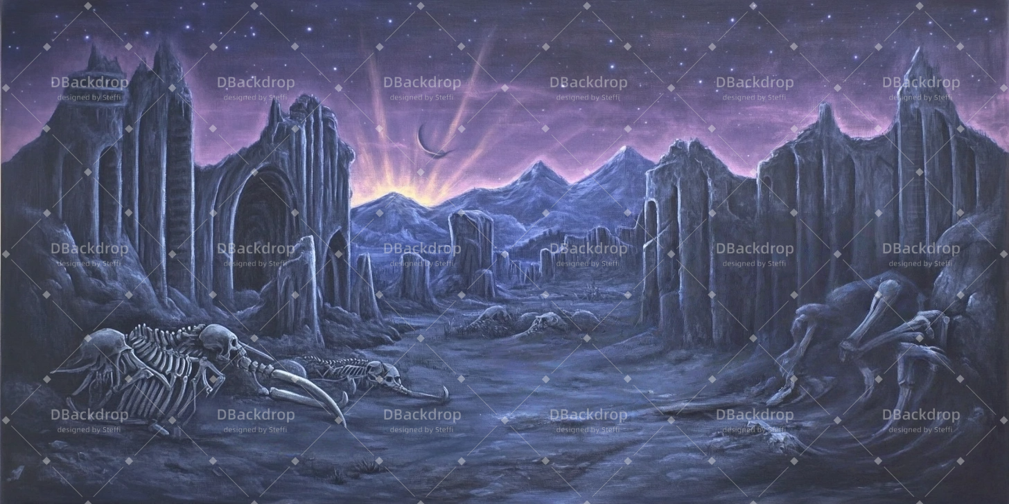 Tanzaufführung Kulisse „Elefantenfriedhof“ Bühnenbild Kulisse CSH59-T53