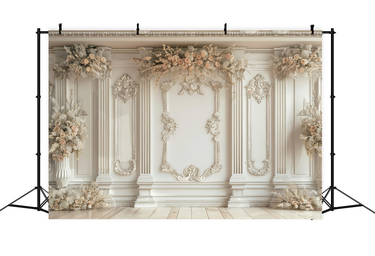 Mothers Day Backdrop Ideen Elegant Floral Ornate Wall Backdrop GQ2-142