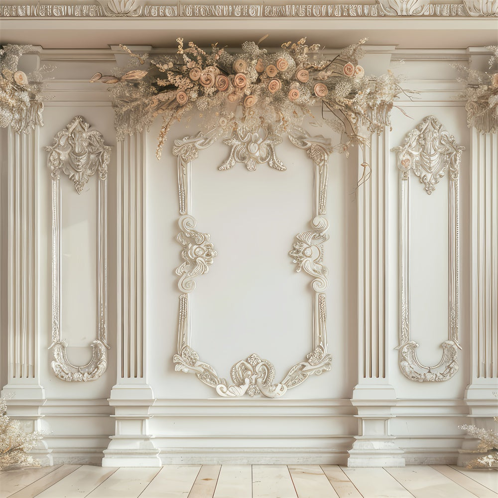 Mothers Day Backdrop Ideen Elegant Floral Ornate Wall Backdrop GQ2-142