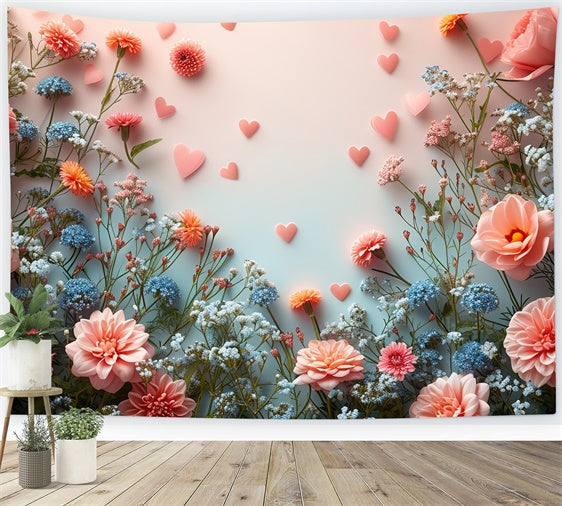 Muttertagskulisse Romantisch Pastell Rosa Blüte Kulisse GQ2-172