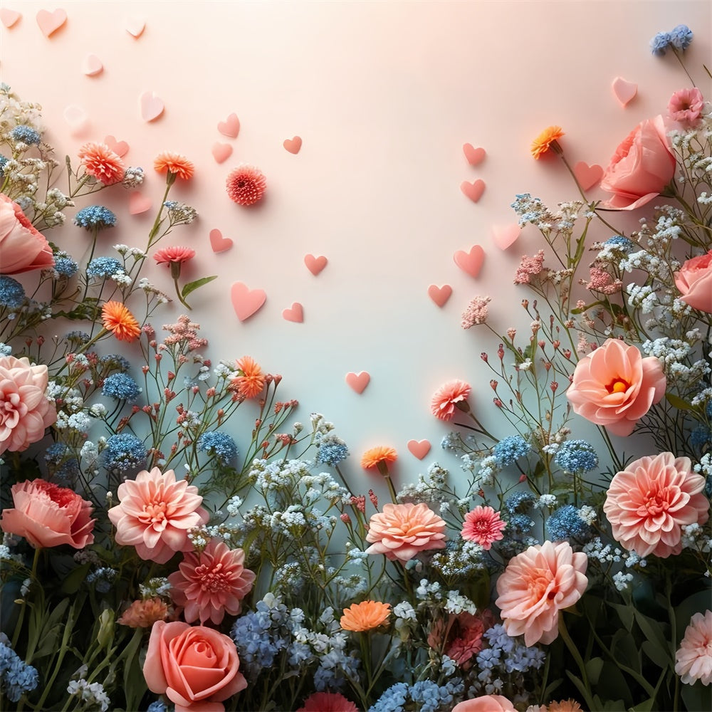 Muttertagskulisse Romantisch Pastell Rosa Blüte Kulisse GQ2-172