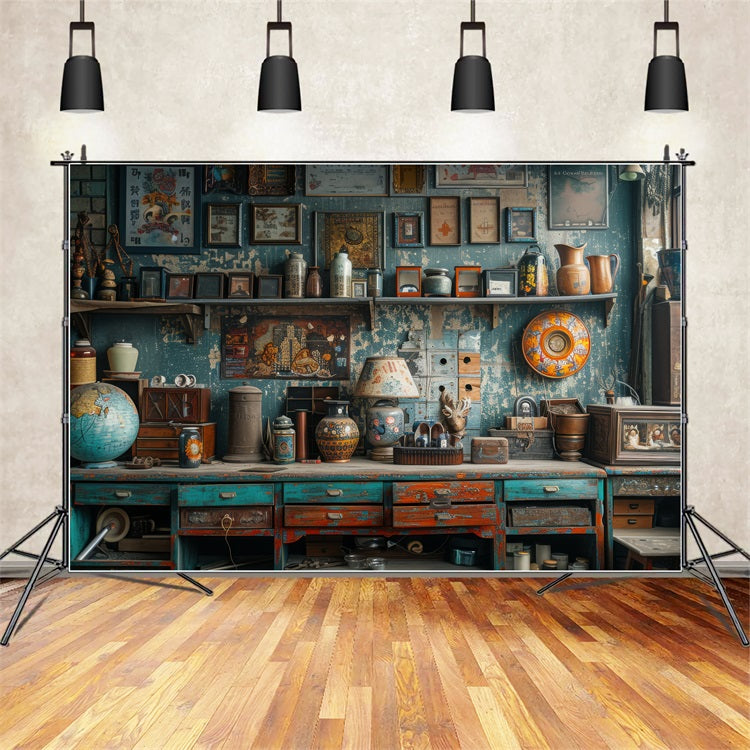 Backdrops für Vatertag Vintage Sammlerstücke Backdrop GQ2-220
