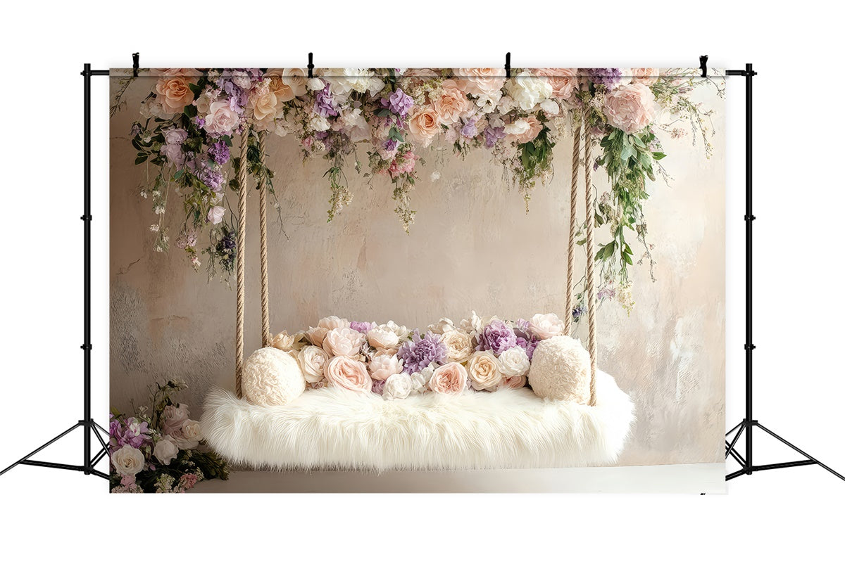 Boho Backdrop Ideen Floral Swing Fotografie Backdrop GQ2-77