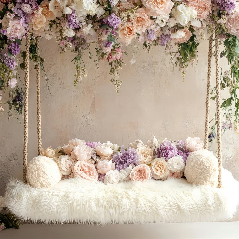 Boho Backdrop Ideen Floral Swing Fotografie Backdrop GQ2-77