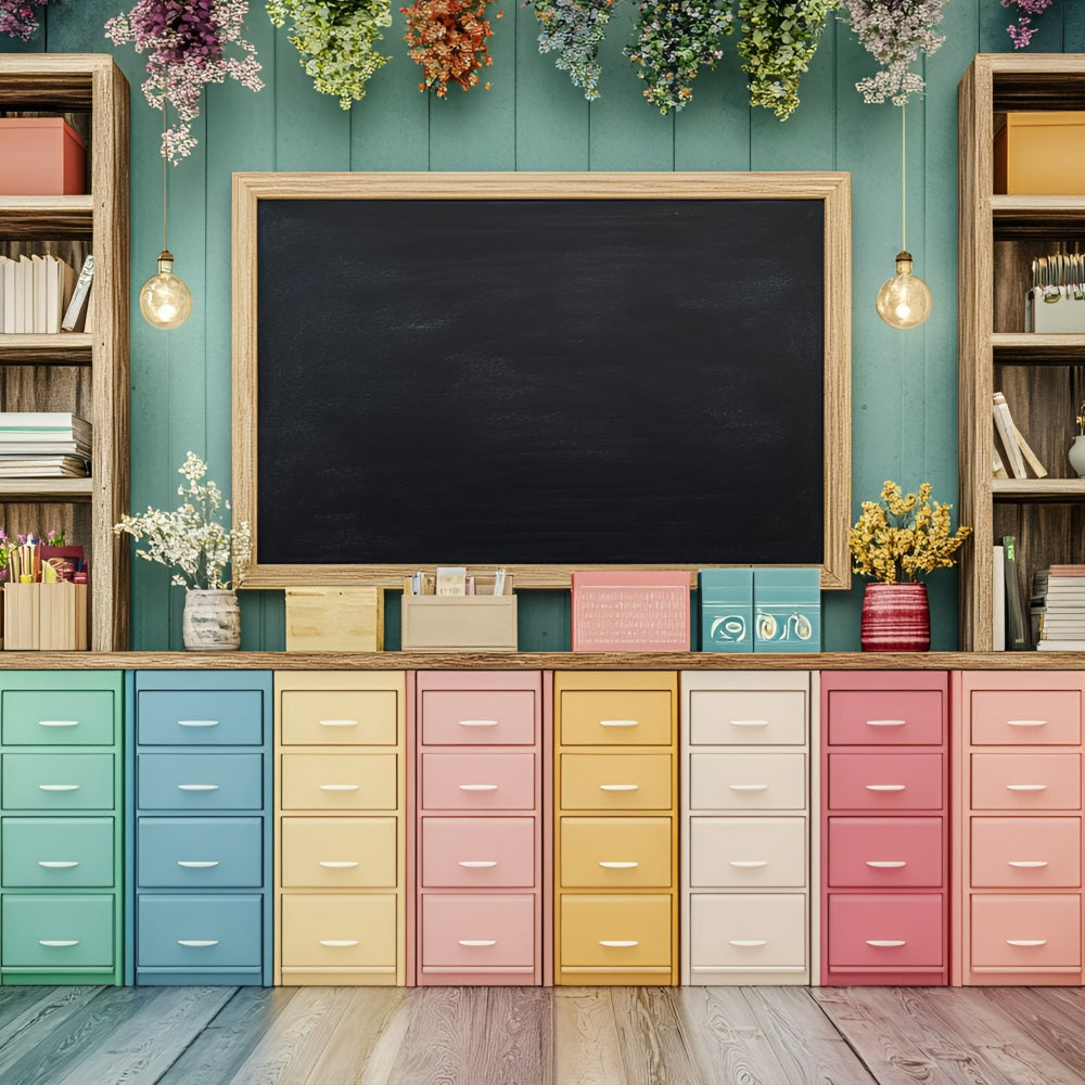 Back To School Fotografie Backdrops Klassenzimmer Lagerung Blackboard Backdrop GQ3-106