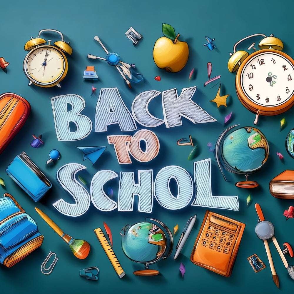 Back To School Fotokulisse Ideen Schulbedarf Kulisse GQ3-127