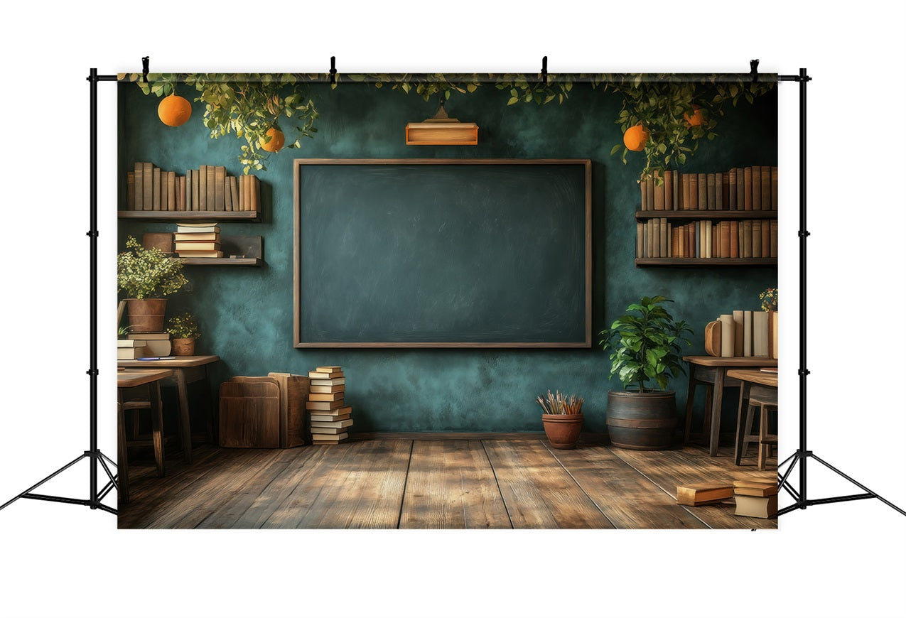 Back To School Backdrop Ideen Holz Klassenzimmer Schwarz Kreidetafel Backdrop GQ3-133
