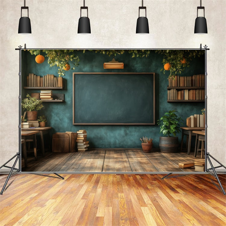 Back To School Backdrop Ideen Holz Klassenzimmer Schwarz Kreidetafel Backdrop GQ3-133