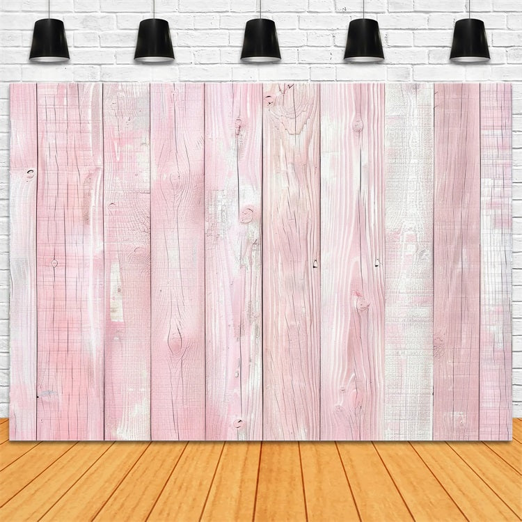 Rustikaler Holzhintergrund Vintage Pink Washed Backdrop GQ4-106