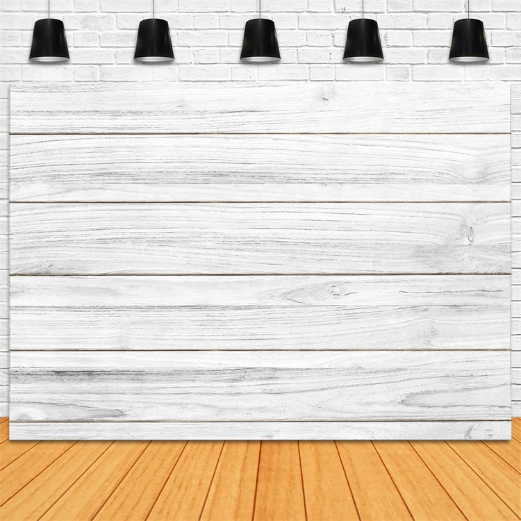 Weißer Holzhintergrund Minimalistischer weißer Hintergrund GQ4-107