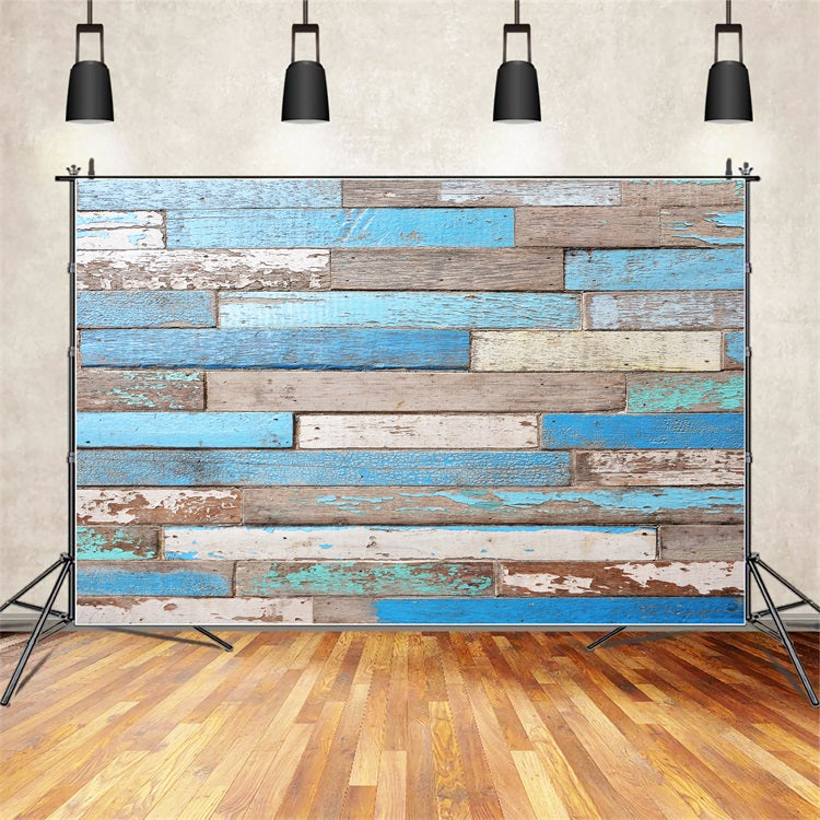 Holz-Hintergrundkulisse bemalt Küsten-Hintergrundkulisse GQ4-126