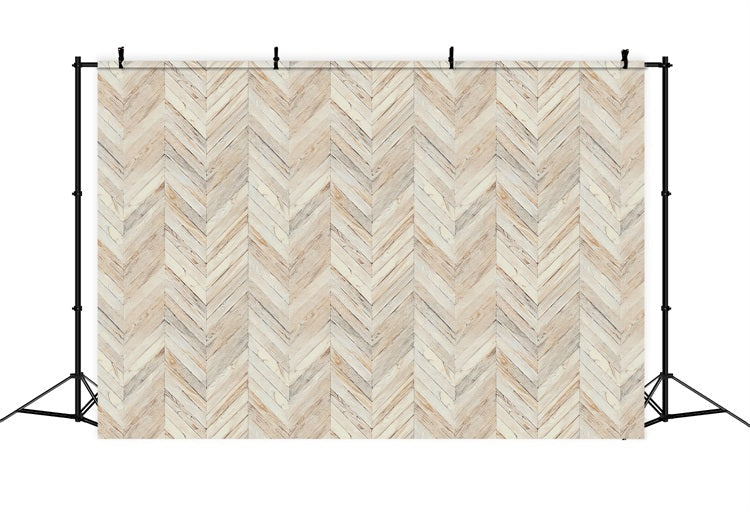 Holz Fotokulisse Beige Chevron Kulisse GQ4-131