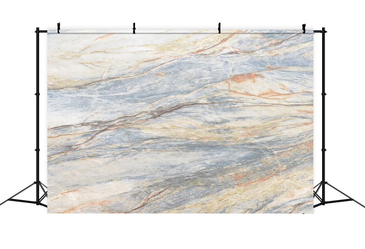 Marmor Fotografie Hintergrund Blau Beige Abstrakt Hintergrund GQ4-134