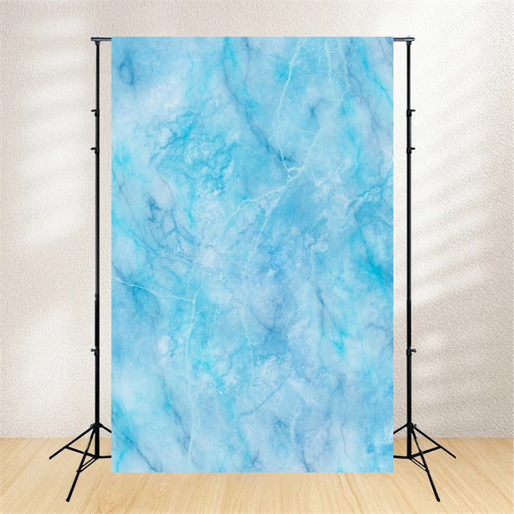 Blauer Marmor-Hintergrund Gefrorener Ozean Blauer Marmor-Hintergrund GQ4-158