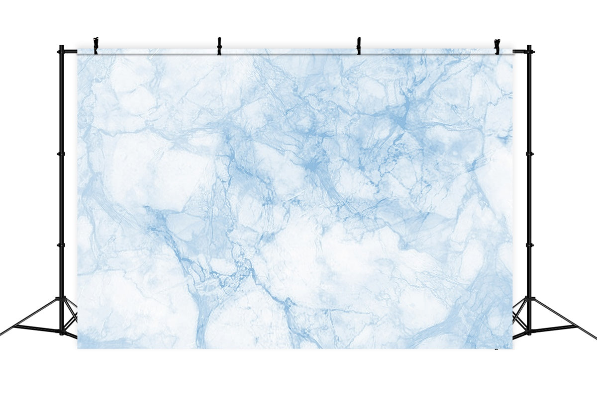 Blauer Marmor Backdrop Crystal Ice Blaue Adern Backdrop GQ4-160