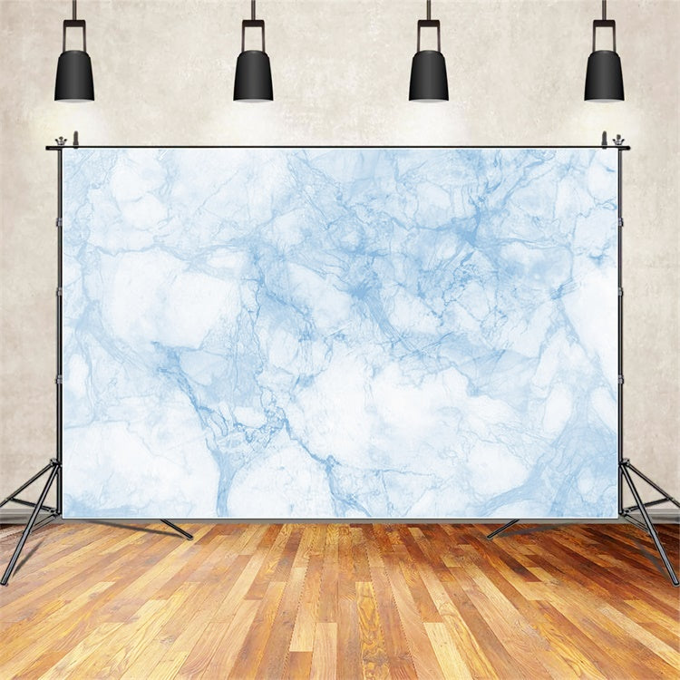 Blauer Marmor Backdrop Crystal Ice Blaue Adern Backdrop GQ4-160