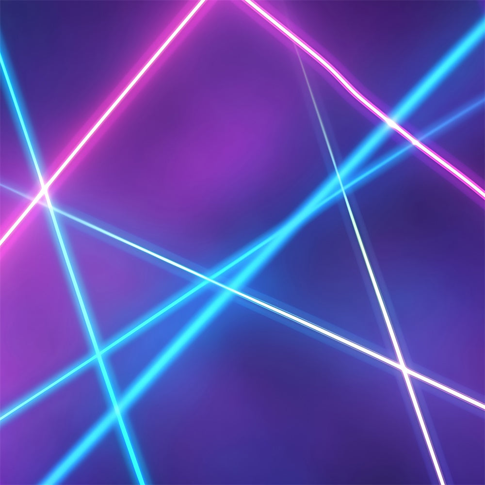Old School Backdrops Dynamische Neon-Streifen Licht Vintage Backdrops GQ4-302