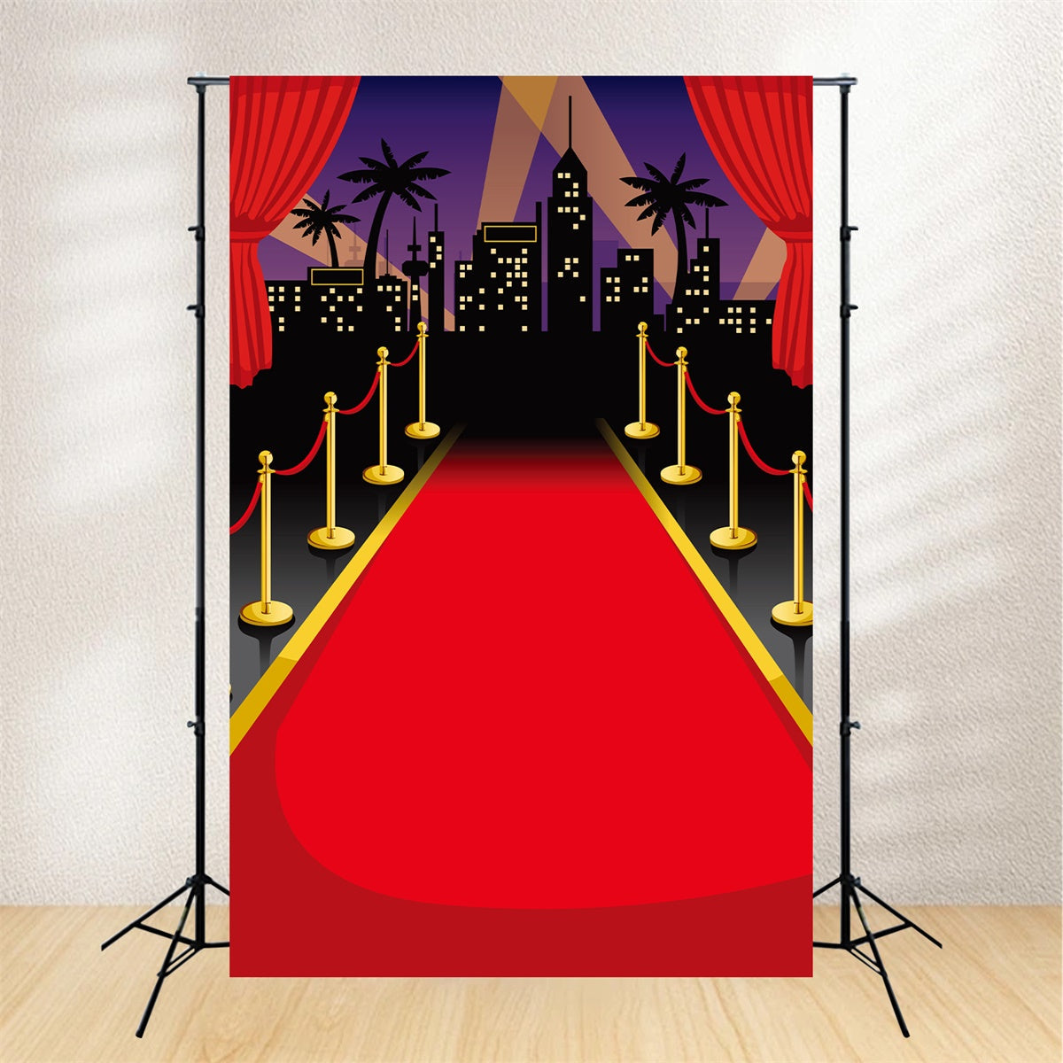 Roter Teppich Backdrops City Skyline Silhouette Backdrop GQ4-83