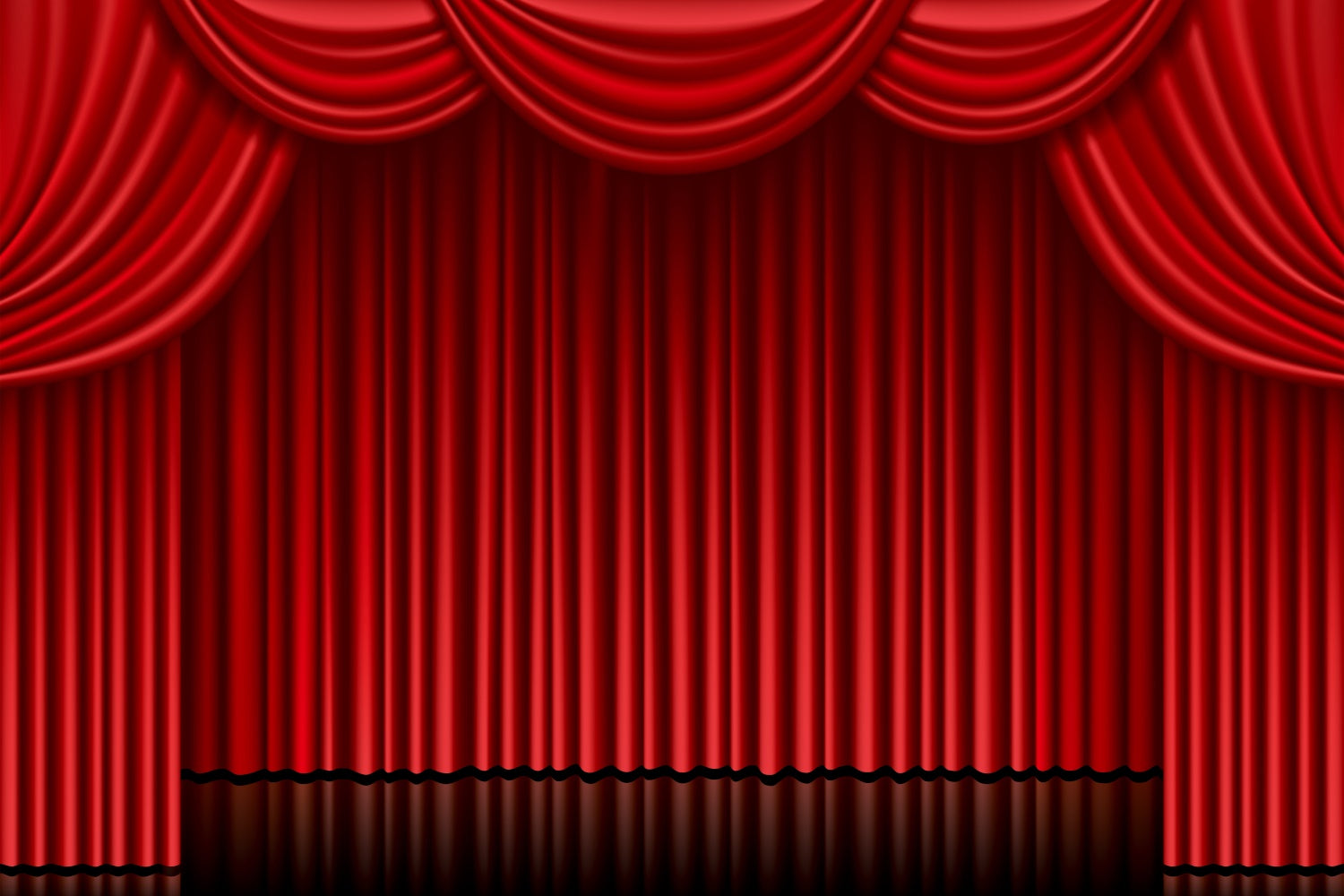 Roter Teppich Backdrop Rote Vorhänge Traditioneller Bühnenhintergrund GQ4-85