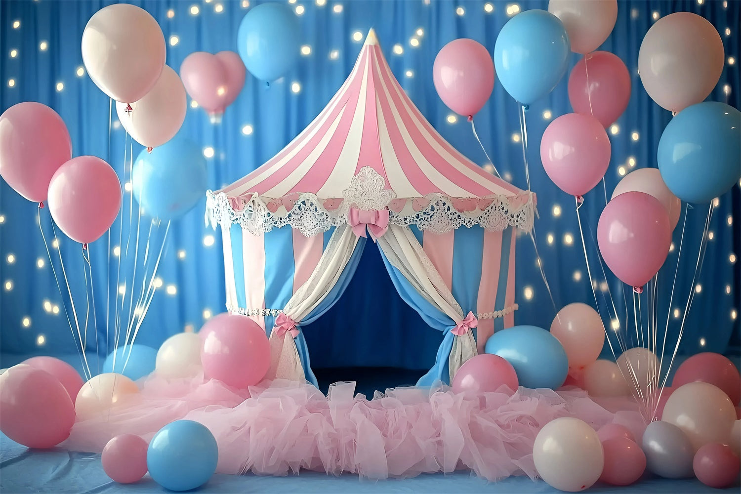 Karneval Backdrops Elegantes Zirkuszelt Ballon Backdrop GQ5-126