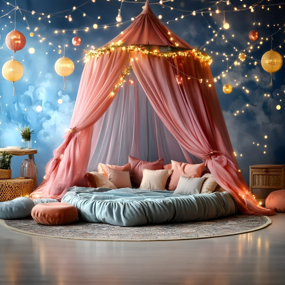 Karneval Thema Backdrop Glühende Baldachin Wolke Raum Backdrop GQ5-133