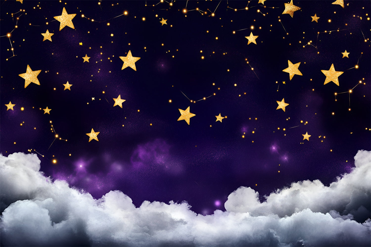 Sternenhimmel Fotohintergrund Fantasy Star Wolkenhintergrund GQ5-60