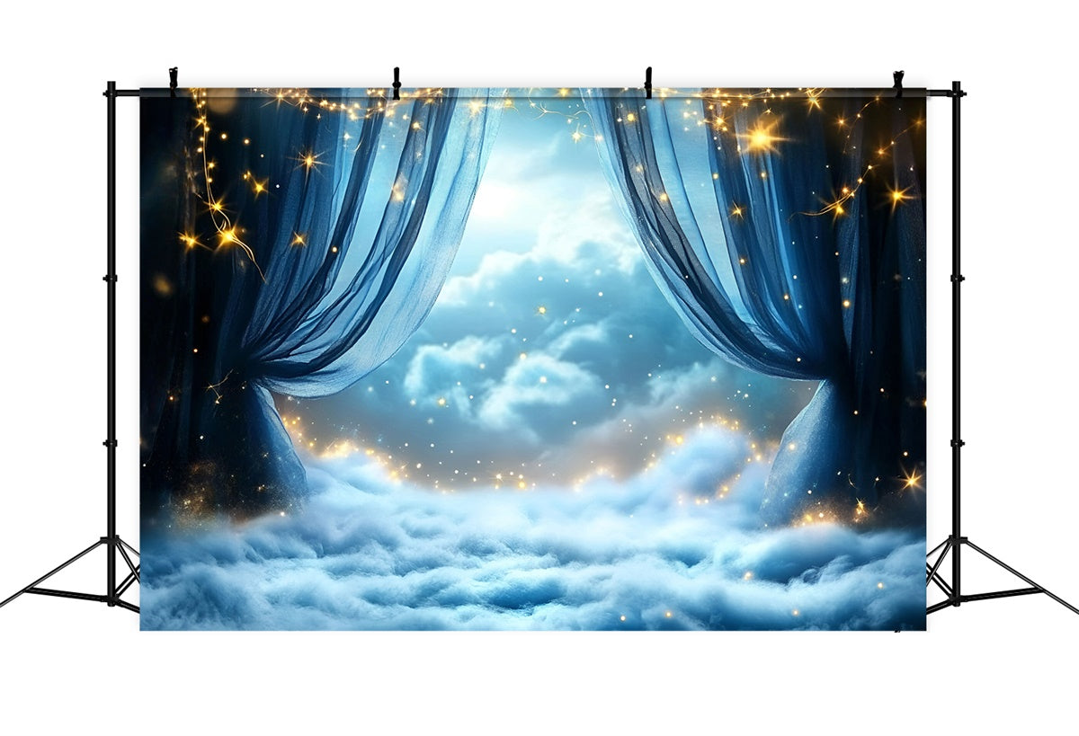 Sternenhimmel Backdrop Drapes Star Cloud Fantasy Backdrop GQ5-66
