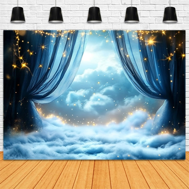 Sternenhimmel Backdrop Drapes Star Cloud Fantasy Backdrop GQ5-66