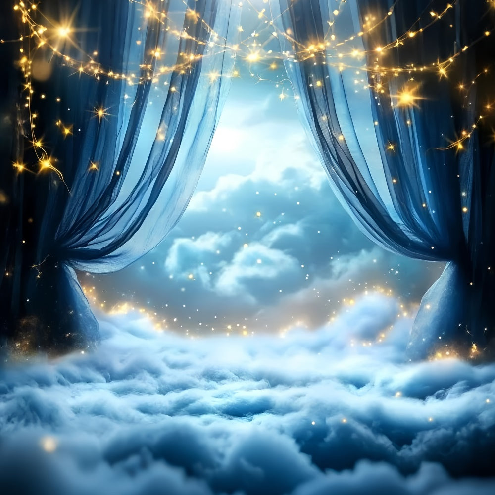 Sternenhimmel Backdrop Drapes Star Cloud Fantasy Backdrop GQ5-66