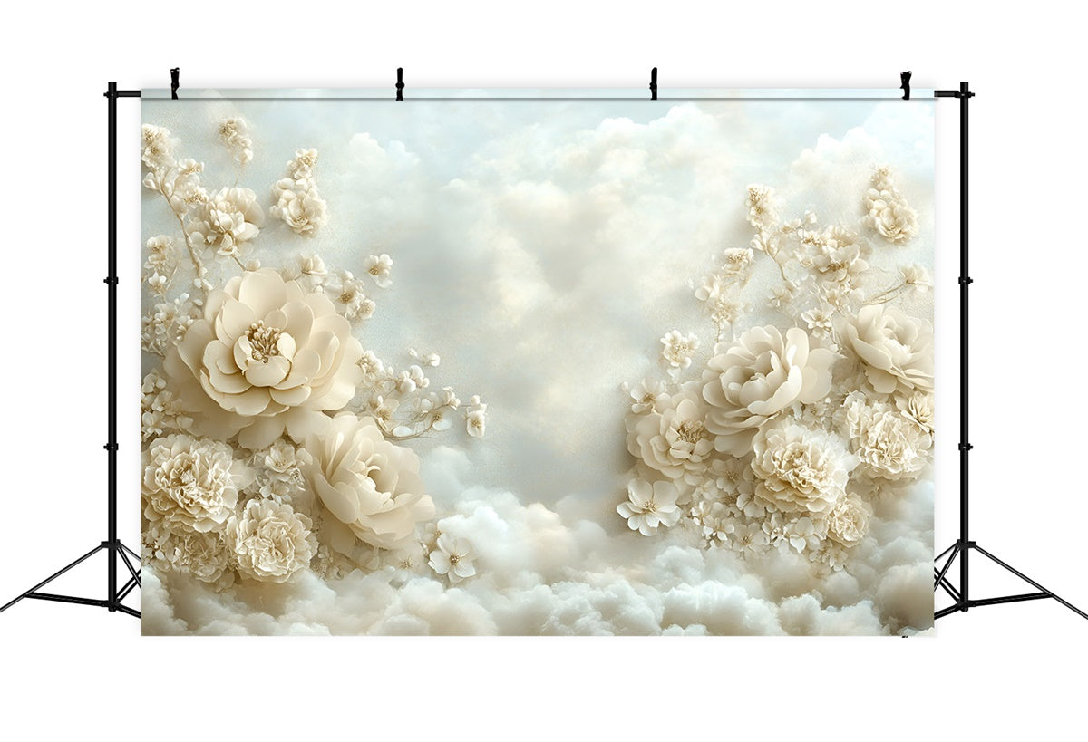 Wolke Fotokulisse Schwebende Blumen Traumkulisse GQ57-121
