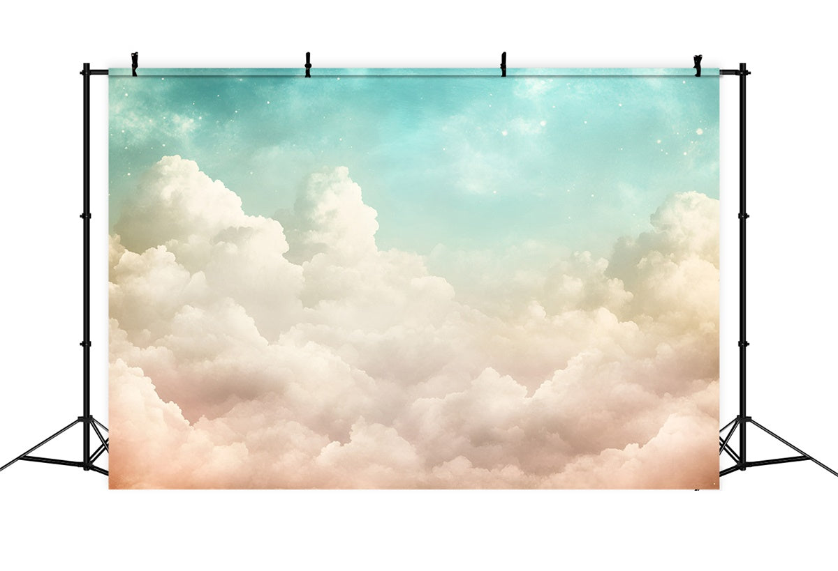 Wolken Backdrop Fotografie Pastell Wolken Licht Foto Hintergrund GQ57-122