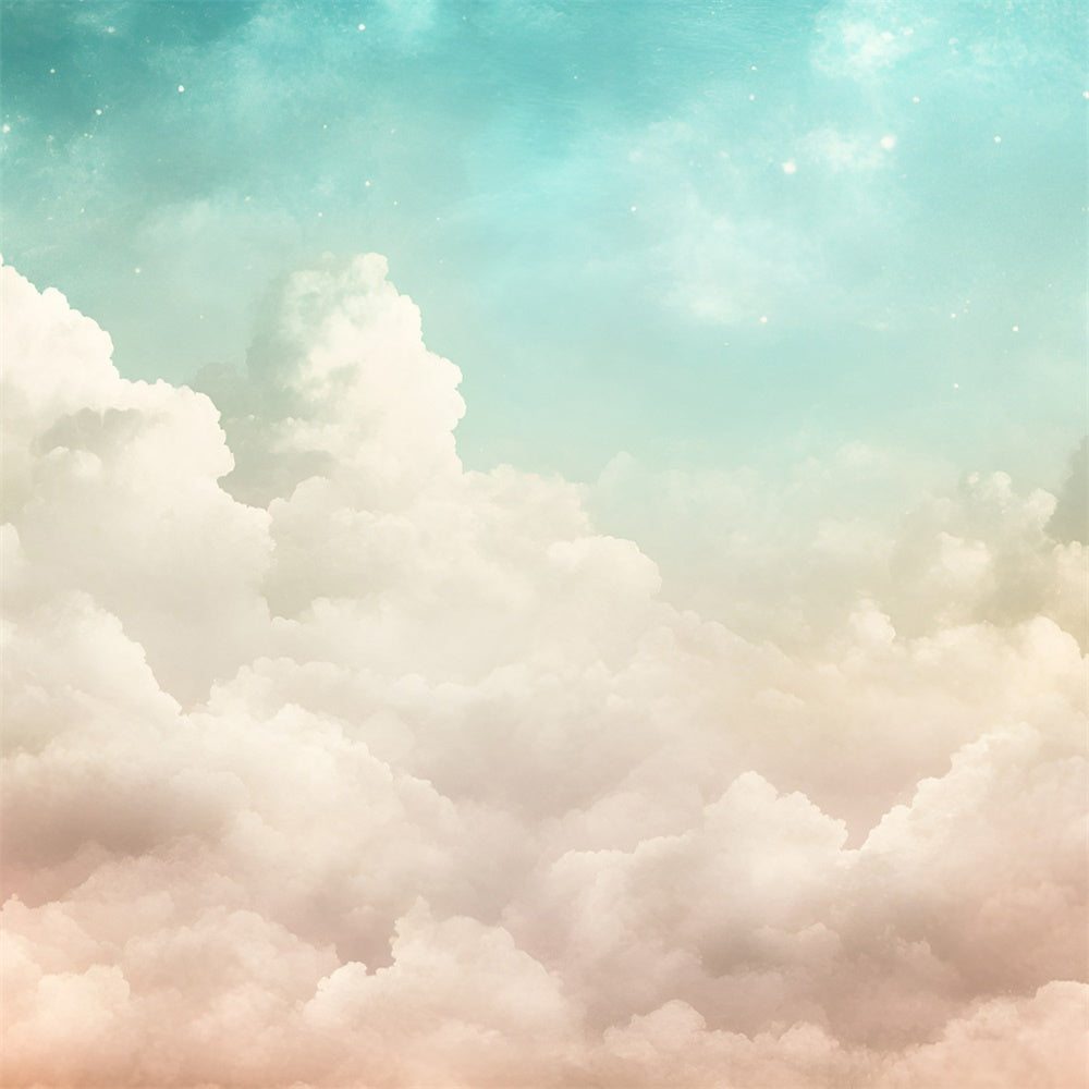 Wolken Backdrop Fotografie Pastell Wolken Licht Foto Hintergrund GQ57-122