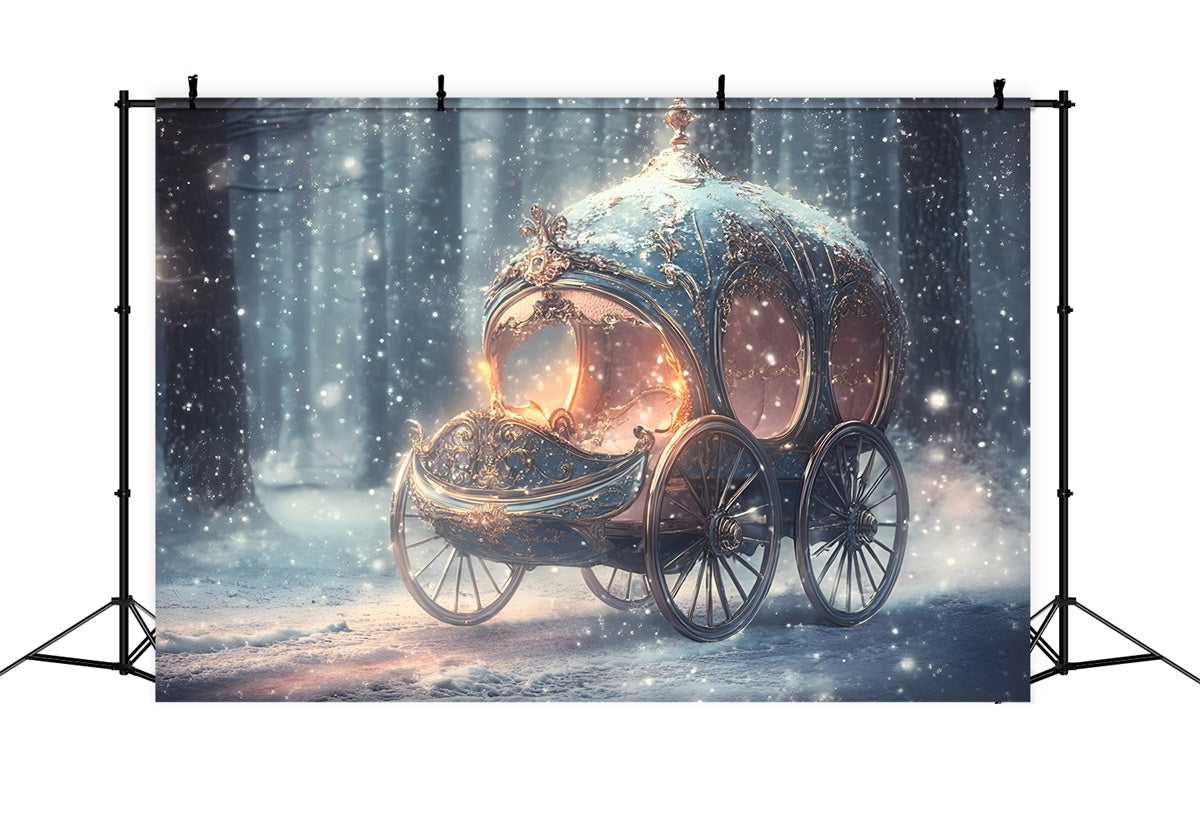 Schneekulisse Frosted Dream Coach Winterkulisse GQ57-168