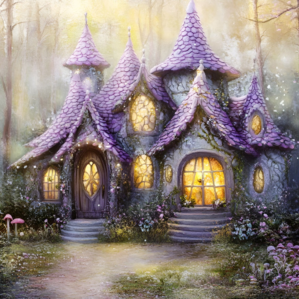 Feenwald Kulisse Lavendel Cottage Dreams Kulisse GQ57-76