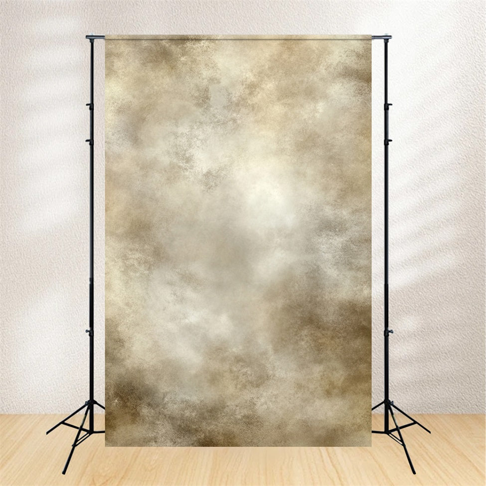 Cream Backdrop Warm Earthy Mottled Taupe Texture Studio-Portrait-Fotohintergrund GQ58-102