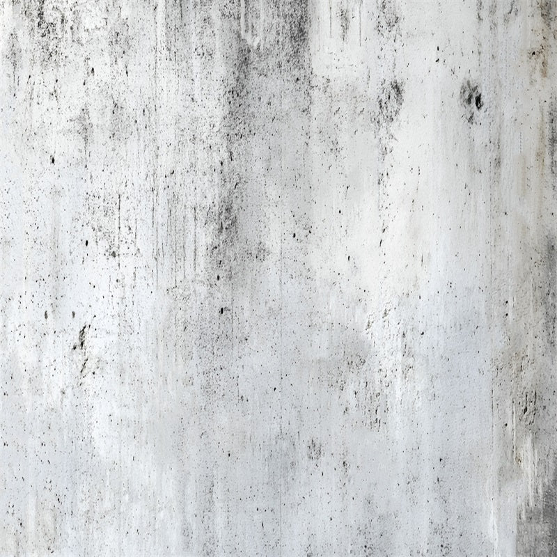 Beton Fotohintergrund verwitterte weiße Beton Textur mit dunklen Flecken Porträt Studiohintergründe GQ58-56